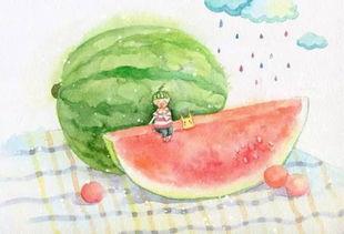 插画吃瓜的人 图文,插画中的吃瓜人群众生相