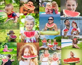 吃瓜双人拍照图片高清,高清双人吃瓜拍照瞬间