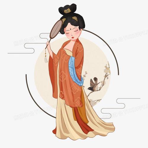 头像唐朝吃瓜仕女,古风中的闲适生活